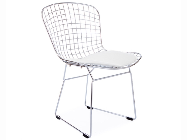 Bertoia Wire Side Chair - White