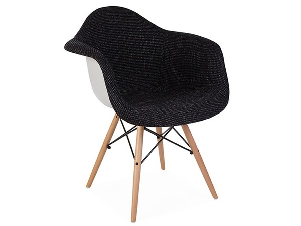 DAW chair wool padded - Black