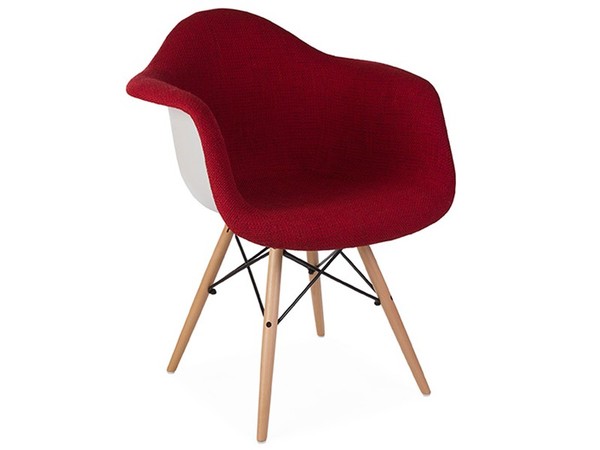 DAW chair wool padded - Red