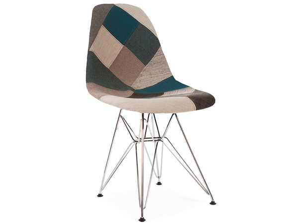 DSR chair padded - Blue patchwork