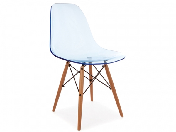 DSW chair - Clear blue