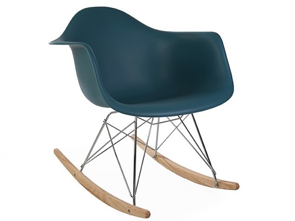 Eames rocking chair RAR - Blue green