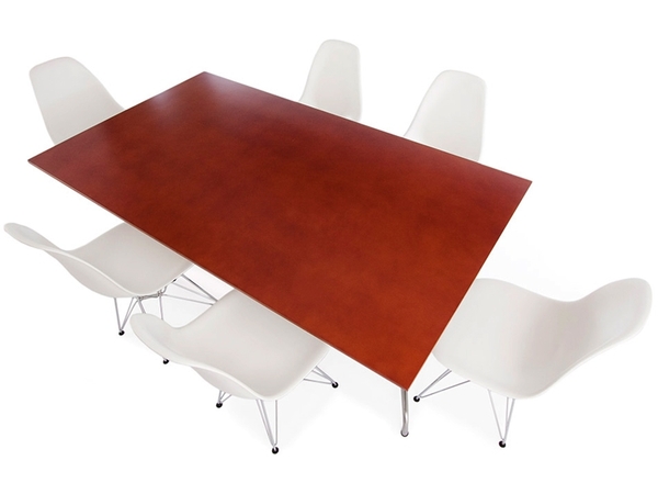 Eames table Contract and 6 chairs