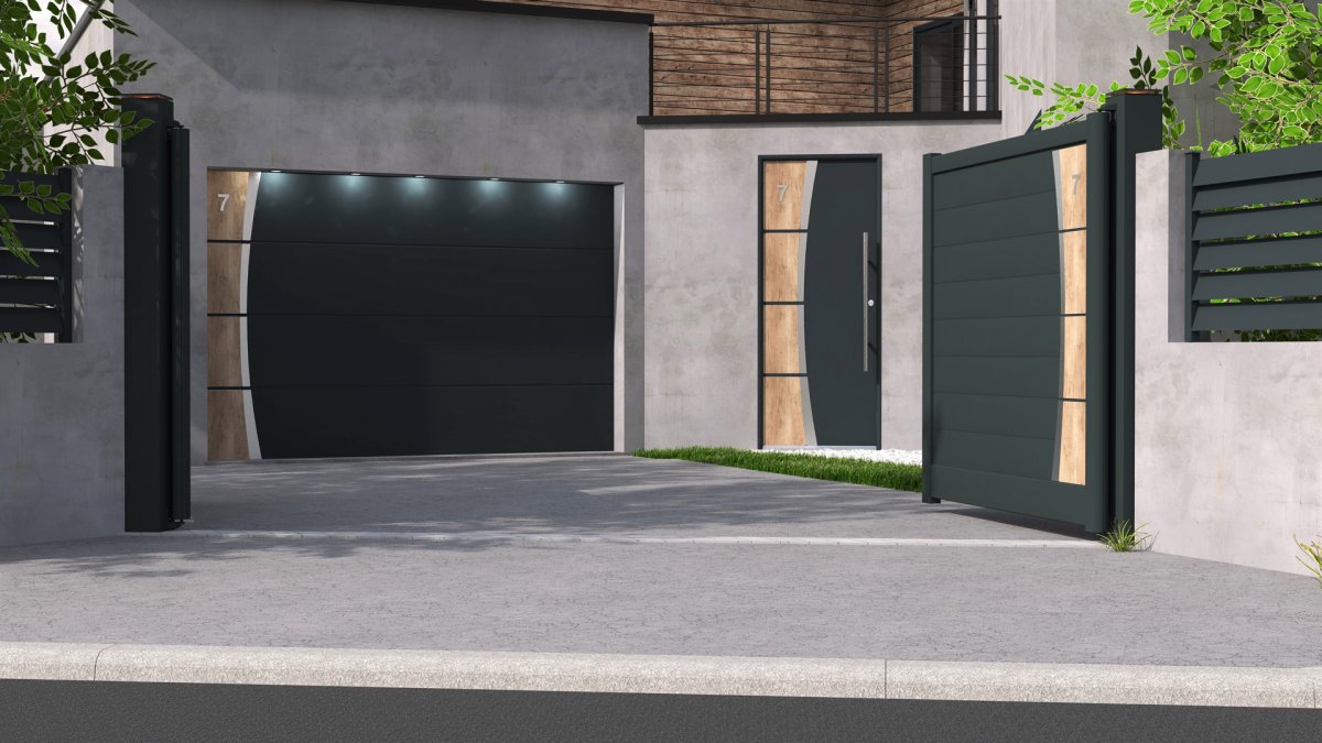 Hörmann: a partnership to match gate, garage door and entrance door