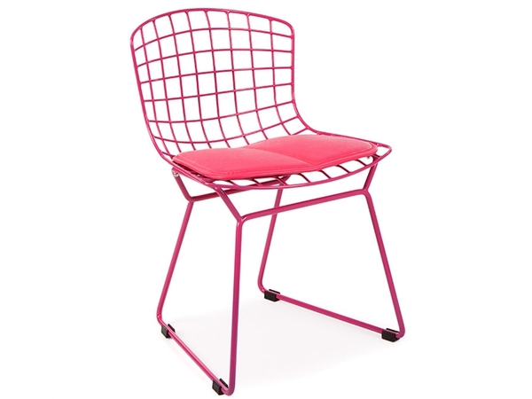 Kids Bertoia Wire Side Chair - Pink