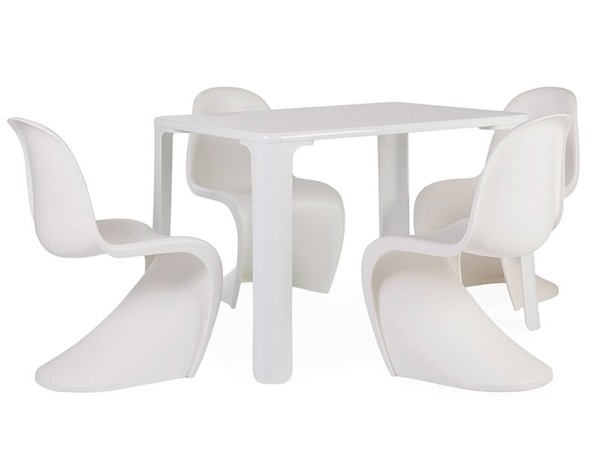 Kids table Jasmine - 4 Panton chairs
