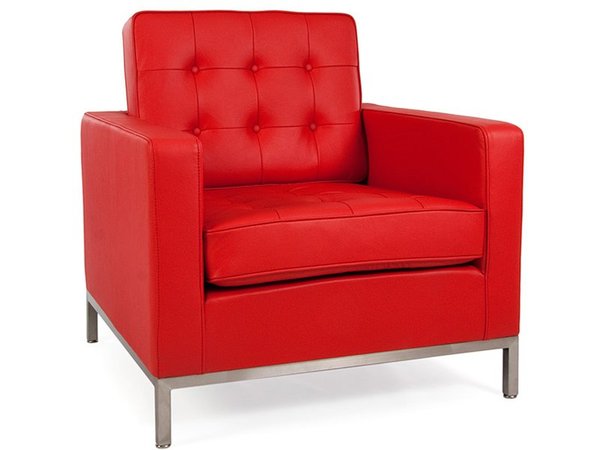 Knoll Lounge Chair - Red