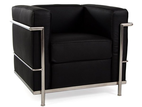 LC2 Chair Le Corbusier-Black