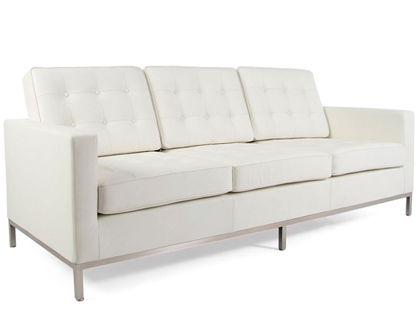 Lounge Knoll  3 Seater - White