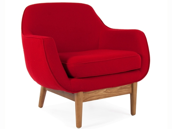 Lusk armchair - Red