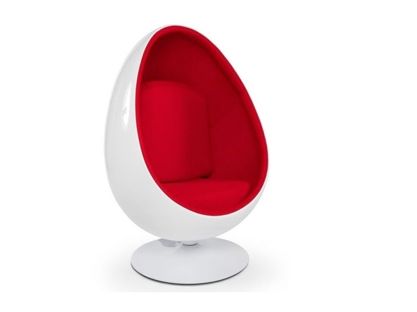 Ovale Egg Chair - Red