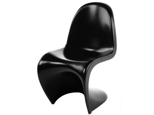Panton chair - Shiny black