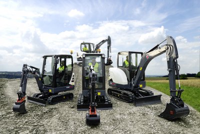 Six new XL mini excavators from Terex