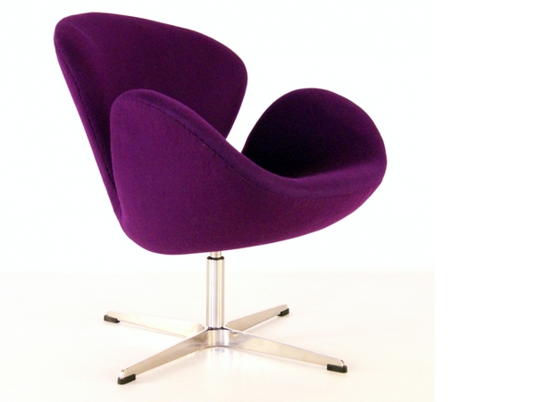 Swan chair Arne Jacobsen - Purple