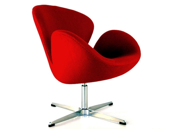 Swan chair Arne Jacobsen - Red