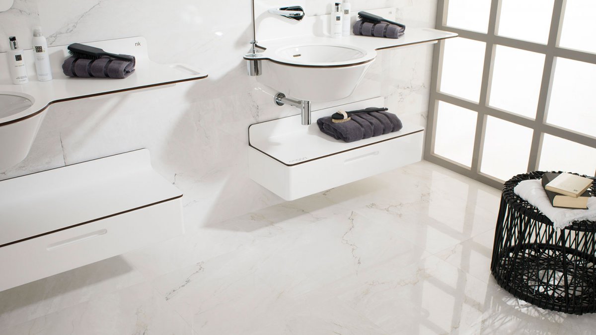 Trends: Ceramics recovers the composition of classic marble